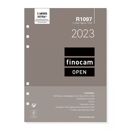 REC. AG. OPEN 1000 (155x215) 2DP SP. AÑO 2022 (R1097)