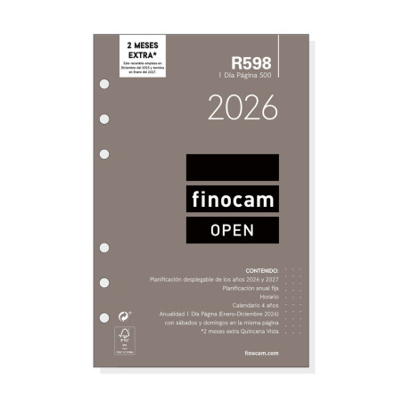 REC. AG. OPEN  500 (117x181) 1DP SP. AÑO 2022 (R598)
