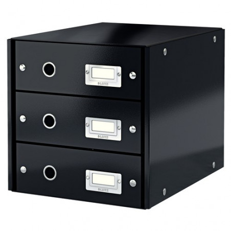 Módulo 3 cajones montable Click&Store negro Leitz
