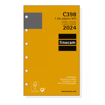 REC. AG. FINOCAM 603 (079x127) 1DP SP. AÑO 2022 (C398)