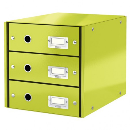 Módulo 3 cajones montable Click&Store verde Leitz