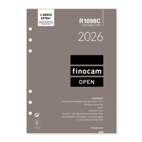 REC. AG. OPEN 1000 (155x215) 1DP CATALA ANY 2022 (R1098C)