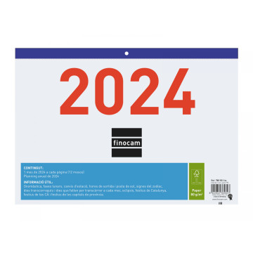 CALENDARI FALDILLA M/V 300x210 CATALA FINOCAM ANY 2022 (F93)