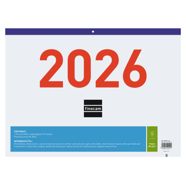 CALENDARI FALDILLA M/V 430x310 APU CATALA FINOCAM ANY 2022 (F94)