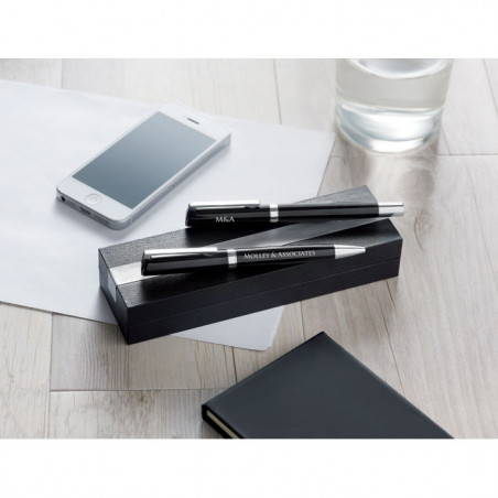 BOLI + ROLLER JEAJ NEGRE CLIP PLATA