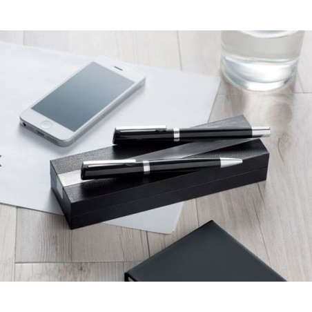 BOLI + ROLLER JEAJ NEGRE CLIP PLATA