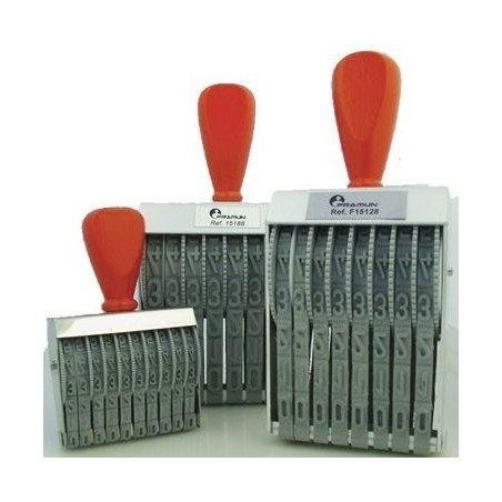 NUMERADOR MANUAL 18mm 12 BANDES 145mm