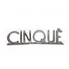 PLACA PISOS FUNDICIO  60mm ALUMINI PLATA "CINQUÈ"