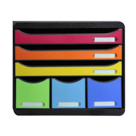 MODUL  6 CALAIXOS 3+3 COLORS APAISAT 306798D