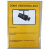 PLACA 165x242 "CAMARA VIGILANCIA" CATALA