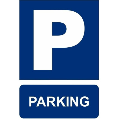 PLACA 210x300 "P" DE PARKING