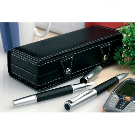 BOLI + PLOMA JEAJ POLIPELL NEGRE PLATA
