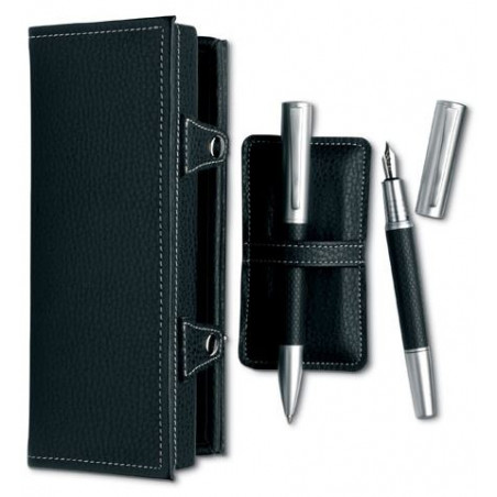BOLI + PLOMA JEAJ POLIPELL NEGRE PLATA