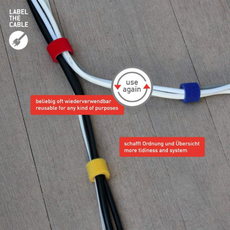 VELCRO ORGANITZADOR CABLES NEGRE 15mmx5m APL17414