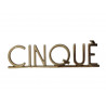PLACA PISOS FUNDICIO  60mm BRONZE "CINQUE"