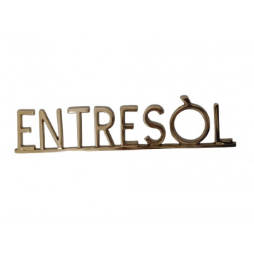 PLACA PISOS FUNDICIO  60mm BRONZE "ENTRESOL"