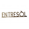 PLACA PISOS FUNDICIO  60mm BRONZE "ENTRESOL"