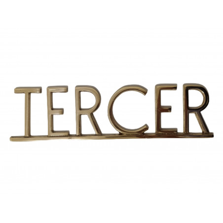 PLACA PISOS FUNDICIO  60mm BRONZE "TERCER"
