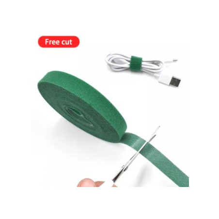 VELCRO ORGANITZADOR CABLES VERD 15mmx2m