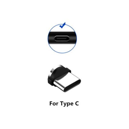 CABLE MAGNETIC (F) / USB TIPO C (M) ADAPTADOR