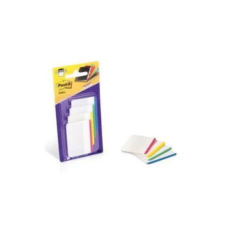 BANDERETES 50mm VD+BL+GR+VM RIGIT POST-IT 686 4x6u