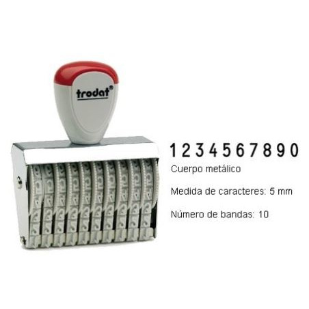 NUMERADOR MANUAL  5 mm 10 BANDES