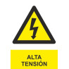 ETIQUETA ICONO 09x12 "ALTA TENSIO" RISC ELECTRIC