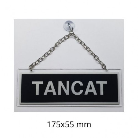 RETOL PORTA 175x055 "OBERT / TANCAT" VENTOSA CADENETA