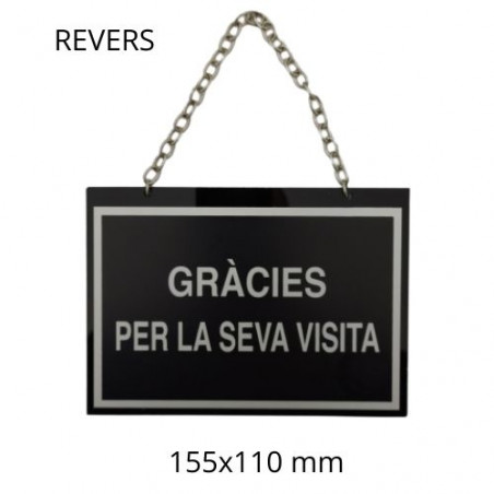 RETOL PORTA 155x110 "HORARI" ALUM/PLATA VENTOSA CADENETA