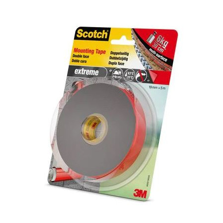 CINTA ADH. SCOTCH ACOLCHADA DOBLE CARA 6kg/30cm 5m EXTRA