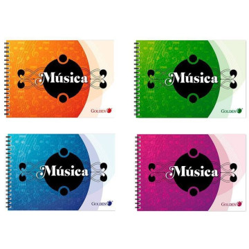 BLOC MUSICA / PENTAGRAMA 3mm FOLI 20f.