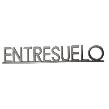 PLACA PISOS FUNDICIO  60mm ALUMINI PLATA "ENTRESUELO"