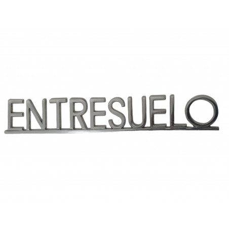 PLACA PISOS FUNDICIO  60mm ALUMINI PLATA "ENTRESUELO"