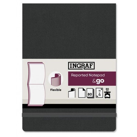 BLOC NOTES 110x150 LLIS AMB GOMA