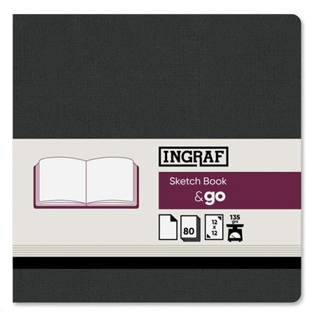 CUAD. NOTES 120x120 LLIS MARFIL (80f) 80gr