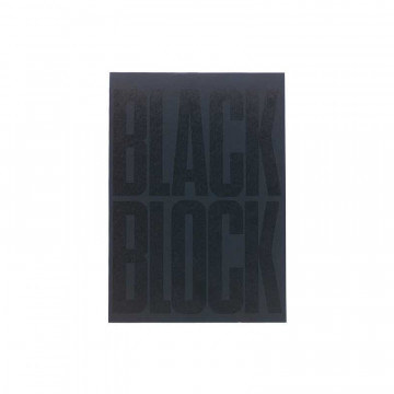 BLOC GRAPAT A4 GROC HORIT. BLACK BLOCK (70f)