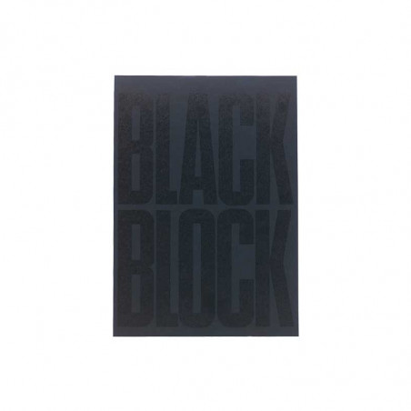 BLOC GRAPAT A4 GROC C.5 BLACK BLOCK (70f)