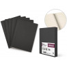CUAD. GRAPAT RECICLAT A5 RATLLAT (32f) 90gr NEGRE
