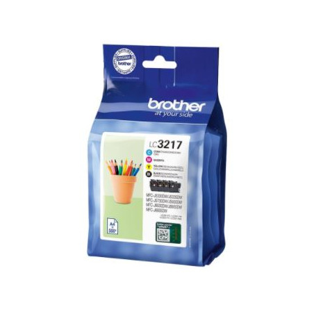 CARTUTX BROTHER (LC3217VAL) PACK NG+3COL.