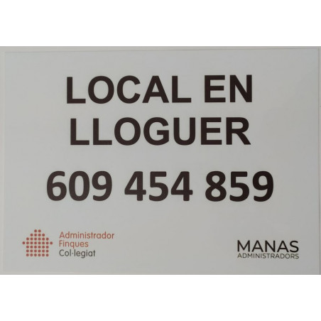 PLACA GRABADA PVC ESPUMAT FOREX 0.7 mm