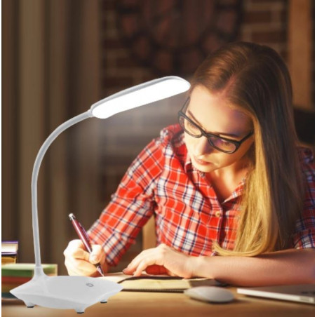 LAMPARA LED SOBRETAULA 3 INTENSITATS  USB