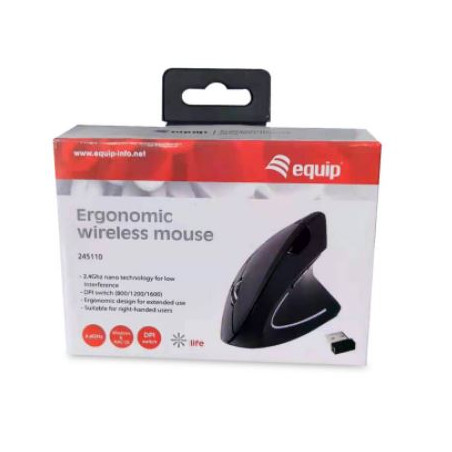 MOUSE INALAMBRIC ERGONOMIC ECONOMIC (USB)