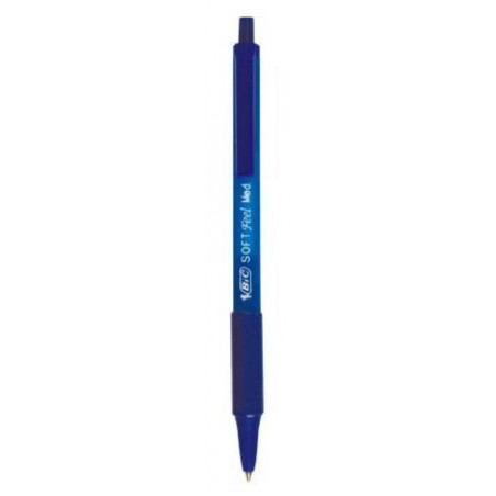 BOLI BIC PULSADOR SOFT FEEL BLAU