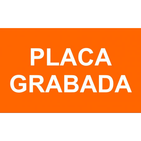 PLACA F LASER MAX 1,6 mm (BLANC/TARONJA)