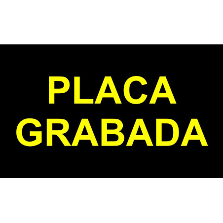 PLACA F LASER MAX 1,6 mm (GROC/NEGRE)