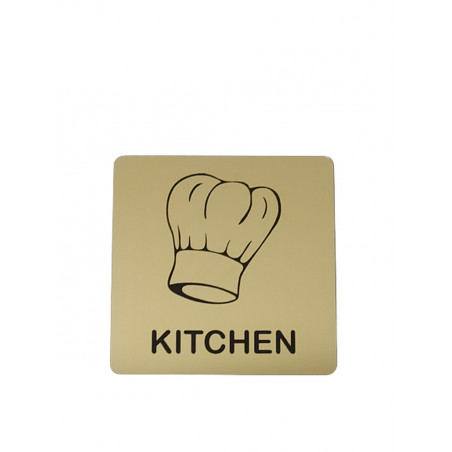SENYAL INFORMACIO "KITCHEN" 100x100 GRAVOPLI DAURAT