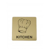 SENYAL INFORMACIO "KITCHEN" 100x100 GRAVOPLI DAURAT