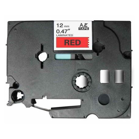 CINTA BROTHER TZE431 12 MM NEGRE/VERMELL