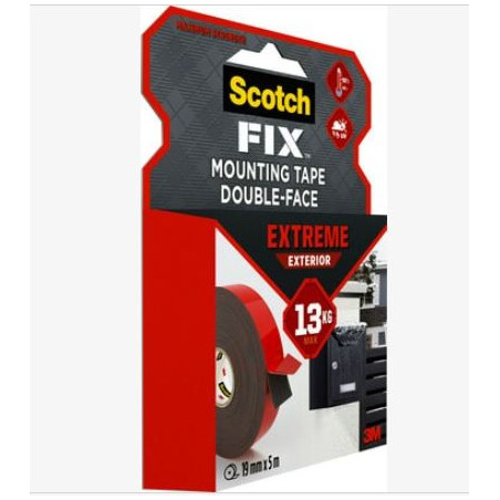 CINTA ADH. SCOTCH ACOLCHADA DOBLE CARA 1kg/15cm 5m EXTERIOR