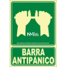 SENYAL EVACUACIO "BARRA ANTIPANICO" 210x300 PVC FOTOL
